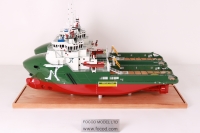 custom made model of 67m Multi Purpose Offshore Vessel